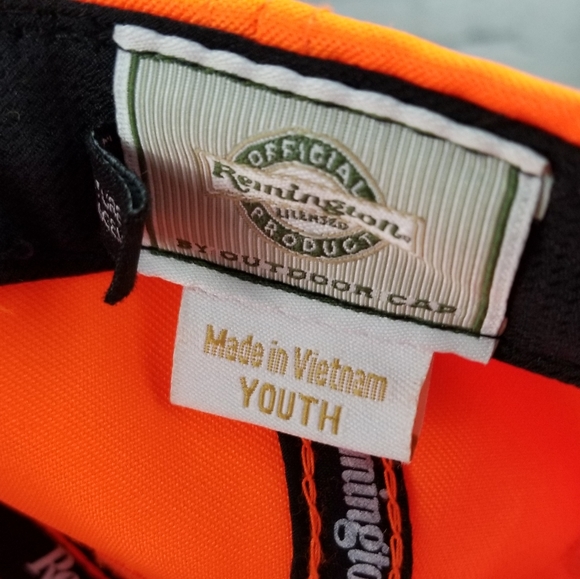 REMINGTON | hunter orange suede brim youth cap - Picture 7 of 9